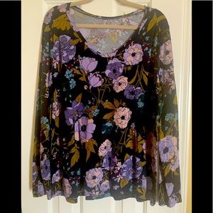 Long sleeve print t shirt